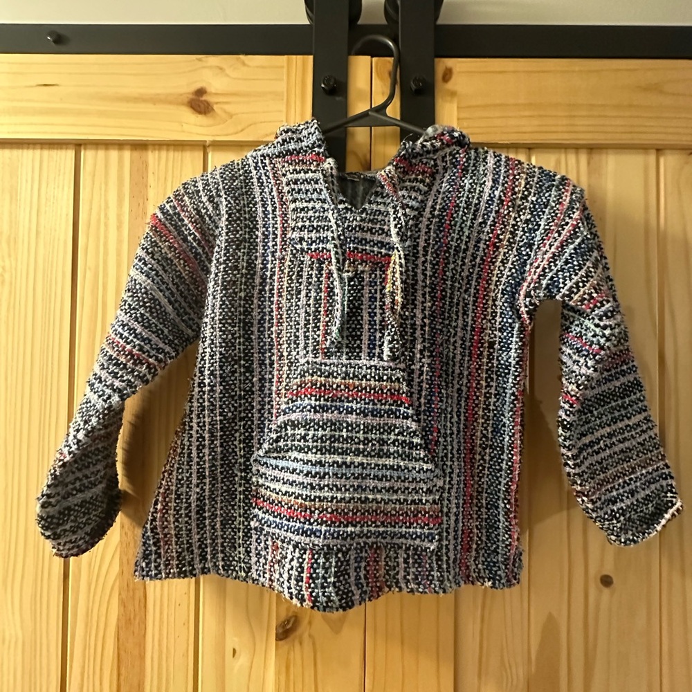 Striped Multicolor Kids Hoodie